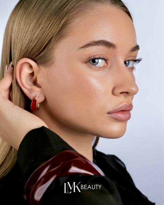 RED AND GOLD EARRINGS- PREMIUM