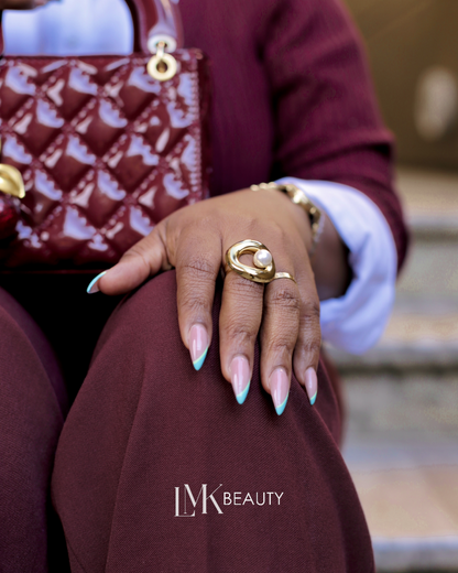 GOLDEN PEARL RING- PREMIUM