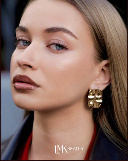 GOLD MELT EARRINGS - PREMIUM