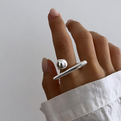 Silver Minimal Plated Ring- PREMIUM
