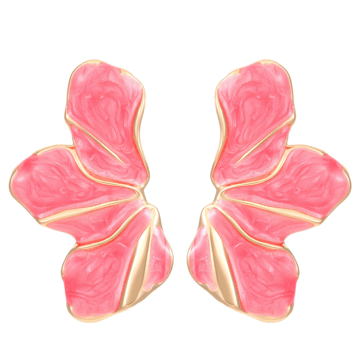 Abstract Leaf  Earrings
