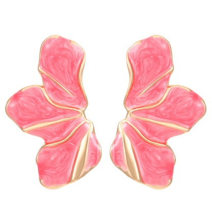 Abstract Leaf  Earrings